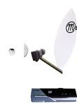 Metronic 80cm Free-to-Air Kit with Dish with Fixing Kit (