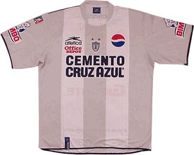 Mexican teams Atletica Pachuca away 2004