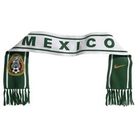 Nike Mexico World Football Scarf 06/07