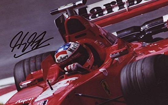 MH Michael Schumacher Signed A4 Autographed Poster Photo