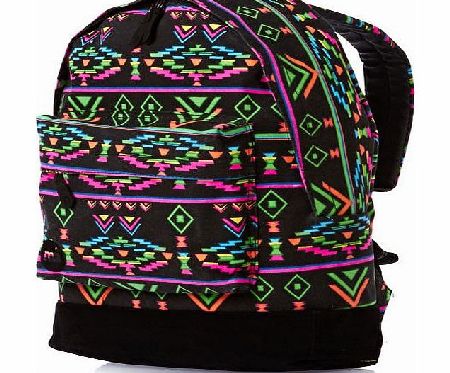 Mi-Pac Premium Aztec Backpack - Neon Black