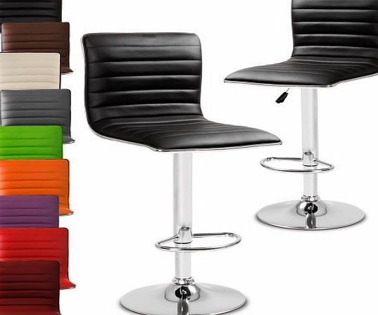 LBHK05 Two Bar Stools DIFFERENT COLOURS (Black)