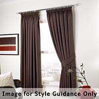 Miami Curtains Lined Pencil Pleat Red 132 x 229cm