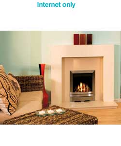 Miami Ivory Marfell Fireplace and Gas Fire