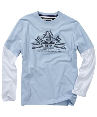 Surf Mock Sleeve T-Shirt