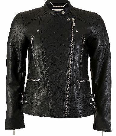 Michael Kors Biker Sheepskin Jacket
