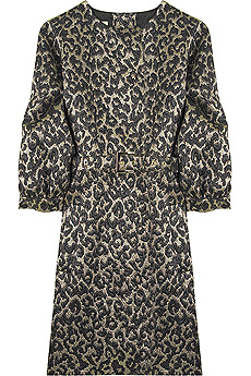 Michael Kors Cheetah brocade dress