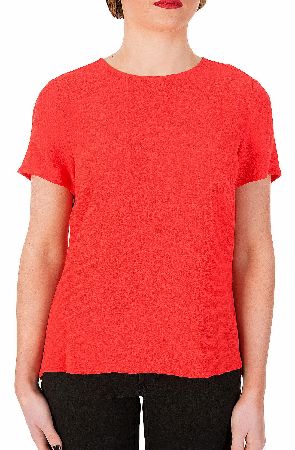 Michael Kors Coral Reef Back Peplum Blouse