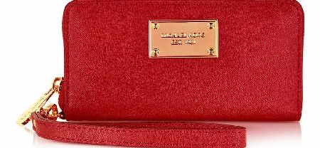 Michael Kors Essential iPhone 5 Zip Wallet Red