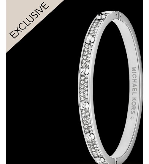Exclusive - Michael Kors Silver Coloured Crystal