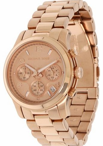 Michael Kors Ladies Watch MK5128 With Rose Gold Dial And Rose Gold Plated Bracelet