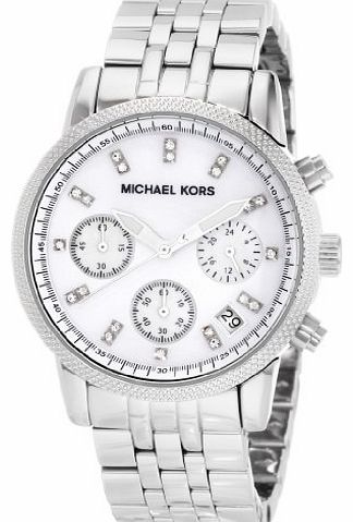Mk5020 Ladies Sport Chronograph Silver Dial with Stainless Steel Bracelet Watch