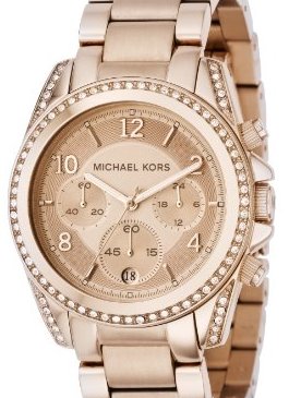 Michael Kors Mk5263 Ladies Watch with Rose Gold Bracelet andRose Gold Dial