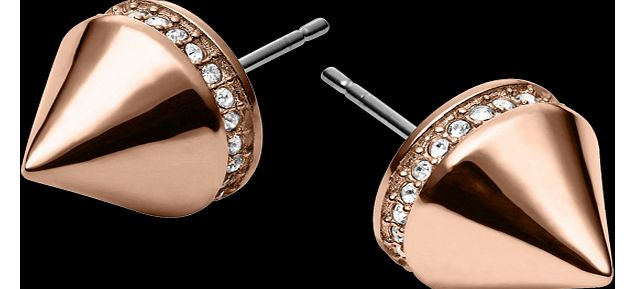 Michael Kors Rose Coloured Arrow Motif Stud