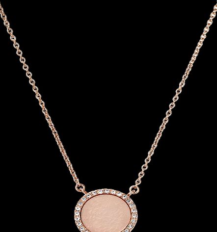 Michael Kors Rose Gold Tone Blush Necklace