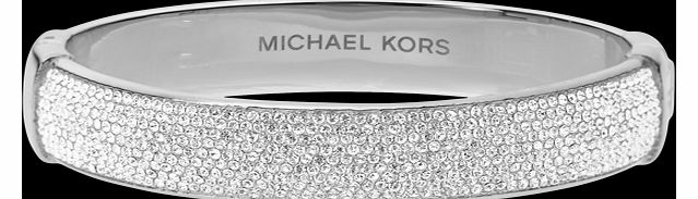 Michael Kors Silver Coloured Pave Bangle