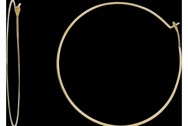 Michael Kors Super Slim Gold Coloured Earrings