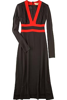 Michael Kors Two-tone jersey dress