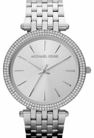 Womens MK3190 Silver Stainless-Steel Quartz Watch with Silver Dial