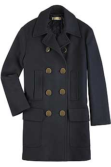Michael Kors Wool Officerand#39;s coat
