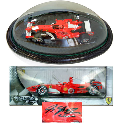 Michael Schumacher and#8211; Signed Limited Edition. scale car