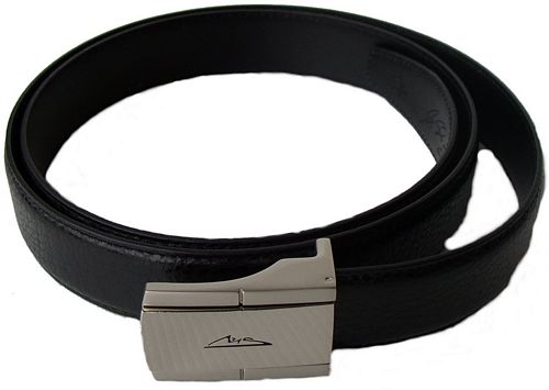 Michael Schumacher Black Leather Belt