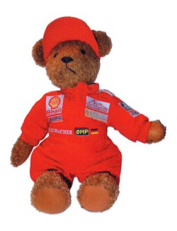 Michael Schumacher Michael Schumacher Fuzzy VIP Teddy Bear
