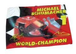 Michael Schumacher Michael Schumacher World Champion Flag