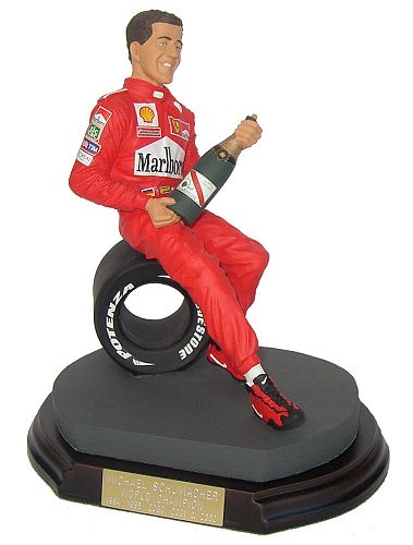 Michael Schumacher Schumacher Champagne Statue