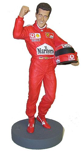 Michael Schumacher Schumacher Victory Salute Statue