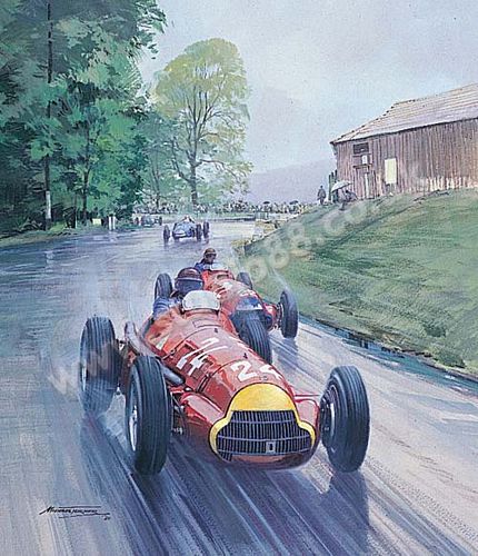 1951 Swiss Grand Prix - Juan Manuel Fangio Print