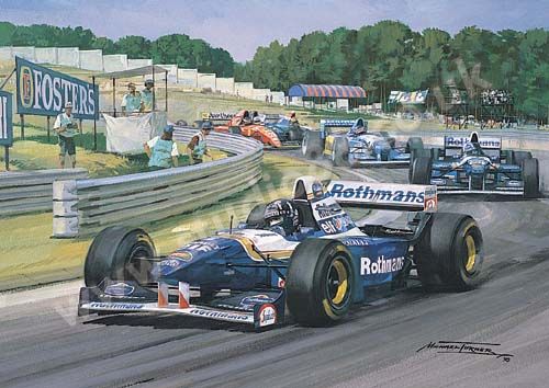 Closing the Gap - Damon Hill Print