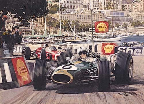 Denny Hulme O.B.E - Denny Hulme Print