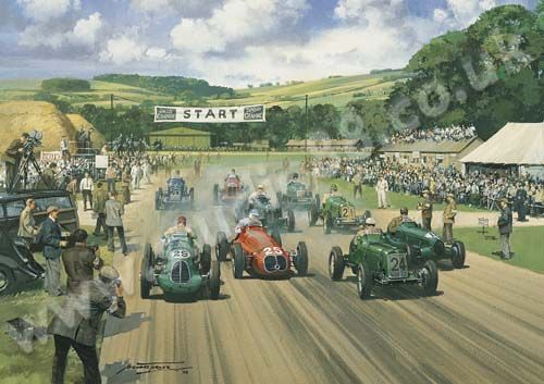 Goodwood Trophey - Reg Parnell Print