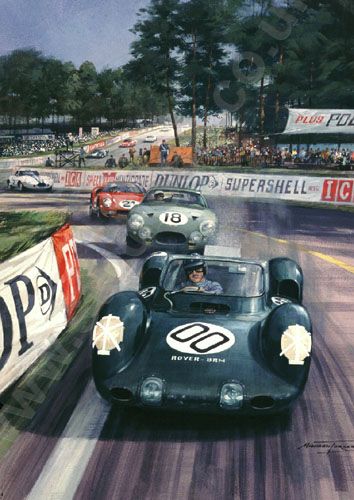 Whistling through the Esses - Graham Hill Print