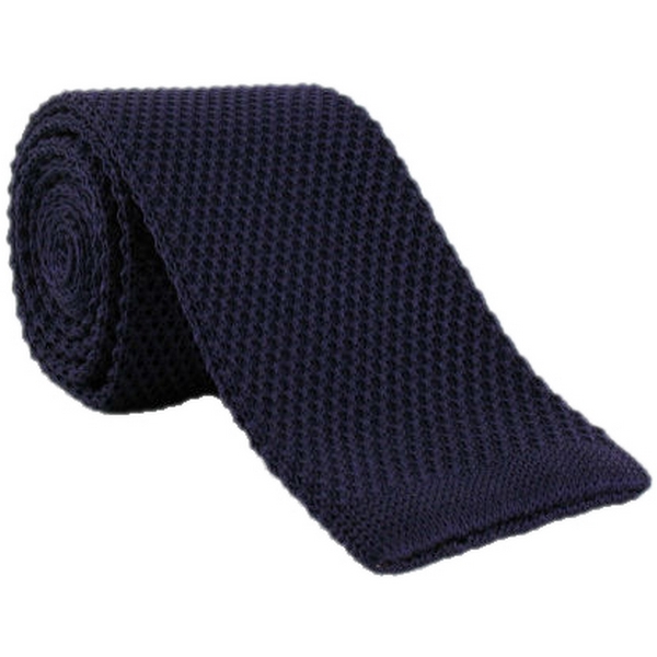 Michelsons of London Plum Skinny Silk Knitted Tie by Michelsons