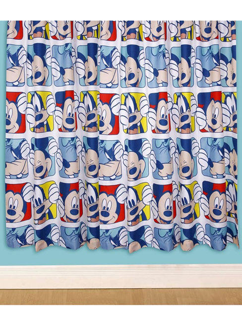 Mickey & Minnie Mouse Mickey Mouse Clubhouse Play Curtains