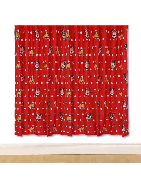 Minnie Mouse Diva Curtains 54` Drop