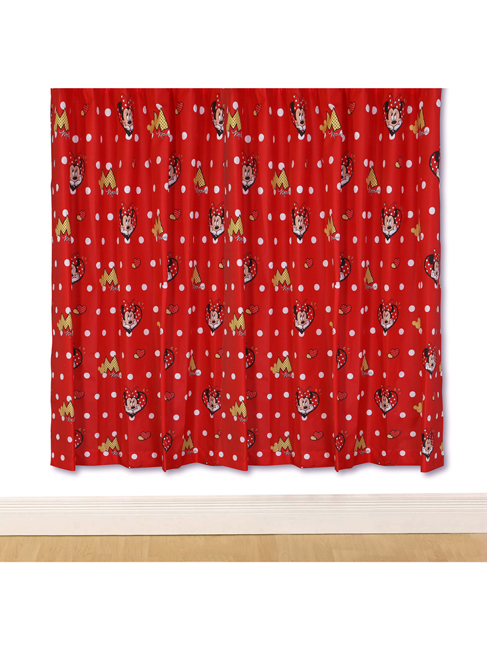 Minnie Mouse Diva Curtains 72` Drop