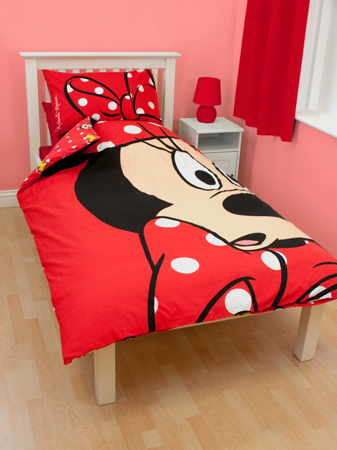 Minnie Mouse Diva Panel Duvet Cover