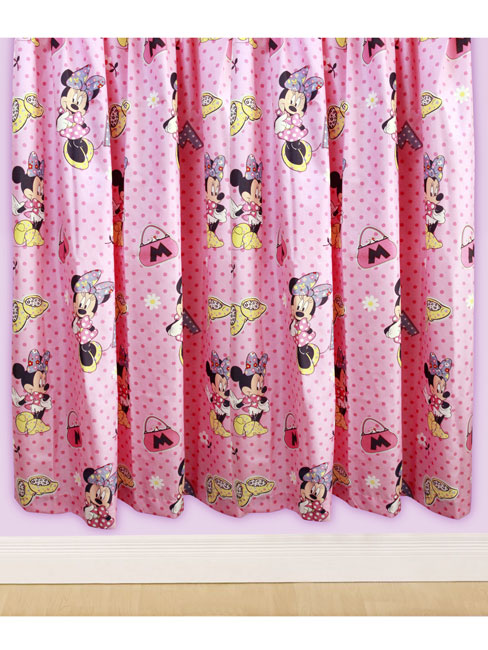 Minnie Mouse Shopaholic Curtains