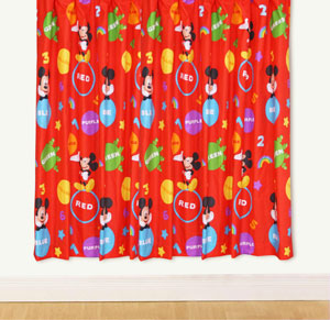 Mickey Mouse 66` x 54` Curtains