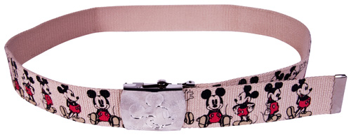 Mickey Mouse Canvas Belt