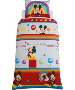 Mickey Mouse Duvet Cover Set - Single