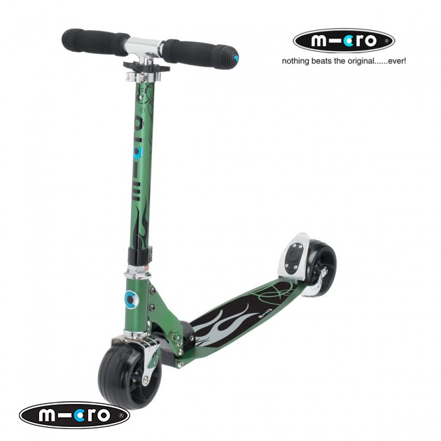 Micro Rocket Scooter - Green/Tribal