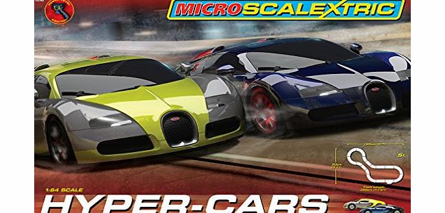 Micro Scalextric 1:64 Scale Hyper Cars Race Set