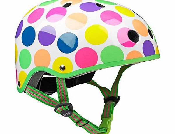 Micro Safety Helmet: Neon Dot (Small 48-52cm)