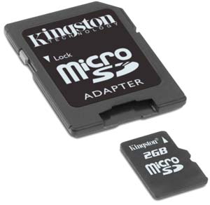 Secure Digital (MicroSD/Transflash) Memory Card - 2GB - Kingston