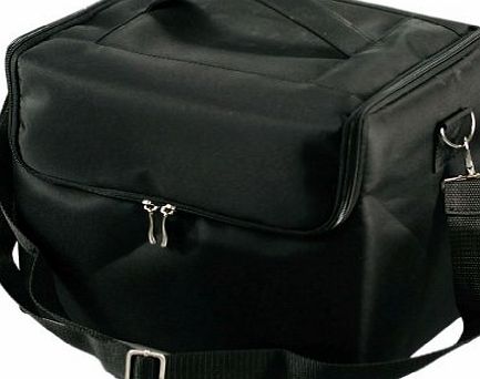 Micro Trader Black Makeup Case (Extendable Partitions, Professional) - 29cm X 26cm X 22cm - Black