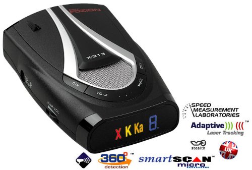 Latest Microfuzion X313 Car Radar Laser Gun Speed Camera Gatso Detector Worldwide Detection